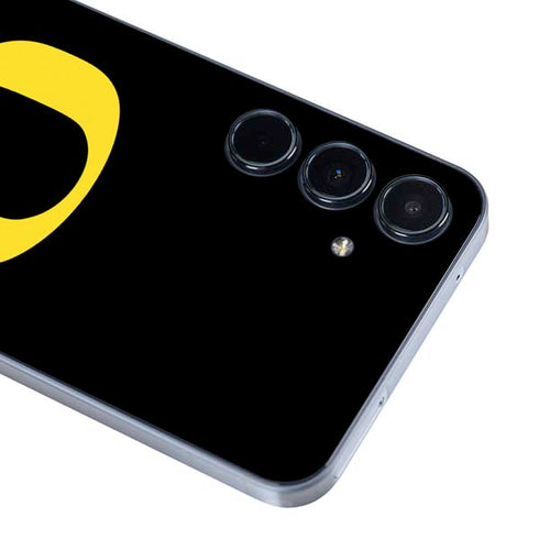 University of Oregon Ducks Black Gradient Galaxy A35 5G Skin